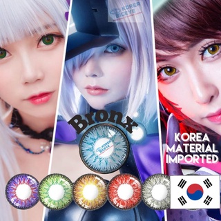 พร้อมส่ง‼️[Cosplay]🧿 คอนแทคเลนส์เกาหลีสีชัด Bronx Series , คอสเพลย์ 6 สี, บิ๊กอายเกาหลี เทา/น้ำตาล/ฟ้า/เขียว/ม่วง/แดง