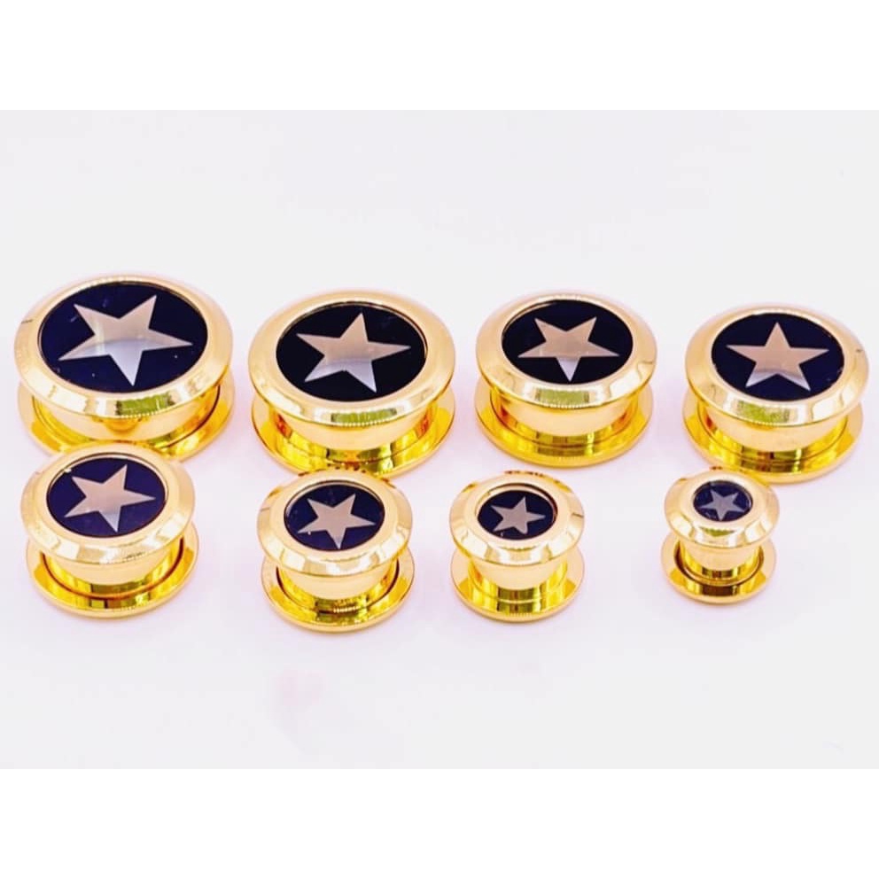 ⚡ จิวหูตาไก่ จิวตาไก่ จิวระเบิด ดาว ทำจาก สแตนเลส แท้ งานพรีเมี มีขนาดตั้งแต่ 8มิล-20มิล มีความคงทน สีไม่หลุดลอก ไม่หมอง - รูปที่ 4