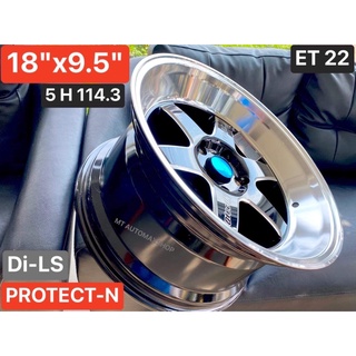 แม็ก 18x9.5 5 รู 114.3 DL-LS Protect-N MK ขอบเอียงเงากระจก ใส่กะบะ TOYOTA REVO VIGO TRITON ไทตั้น รถคอก มีปลายทาง