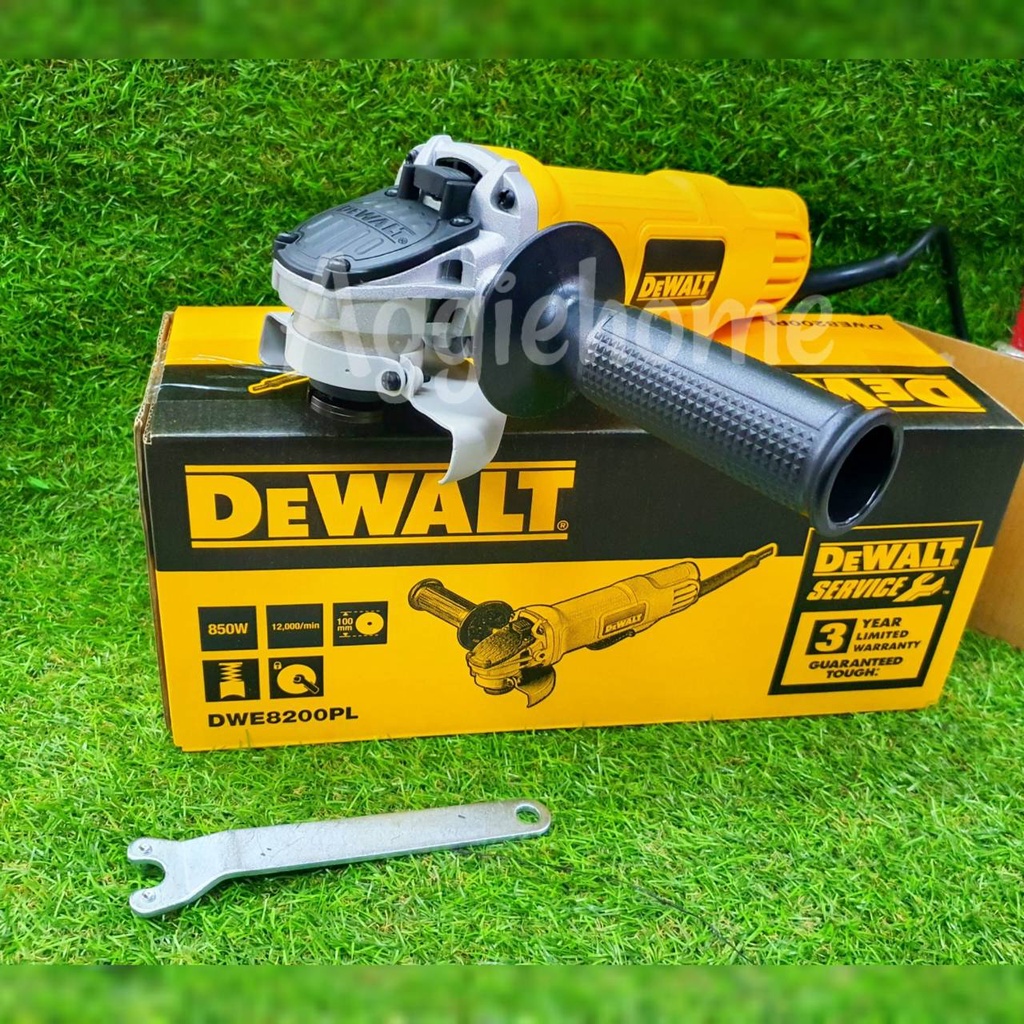 DEWALT เครื่องเจียร์ 4 รุ่น DWE8200PL 220V. (850วัตต์) สวิตช์แบบบีบ เครื่องเจียร หินเจียร์