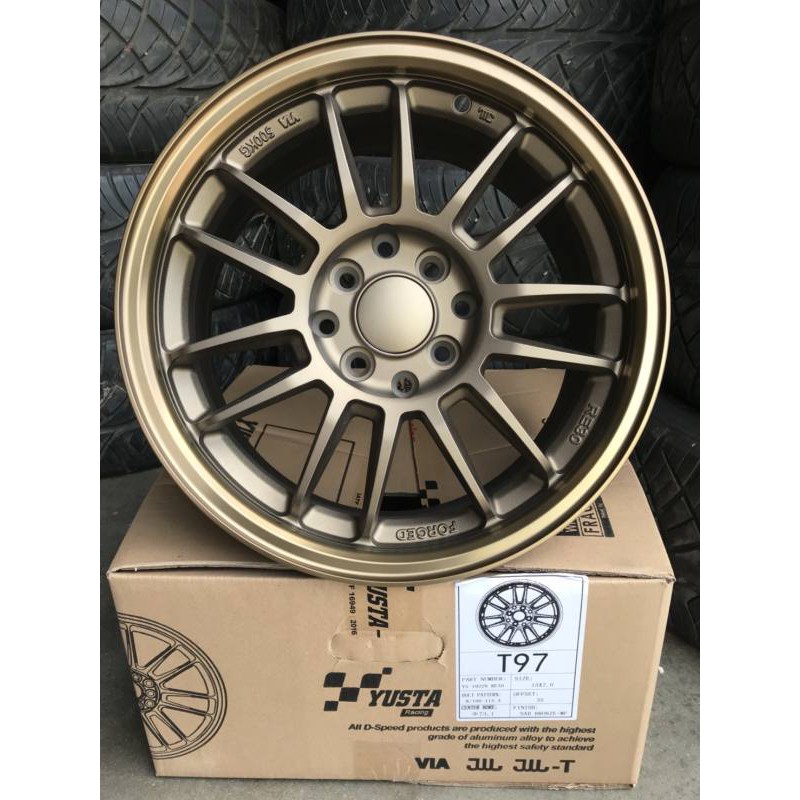 ล้อแม็กใหม่ RE30 - งาน Yusta - ขอบ15" 4รู*100/114.3