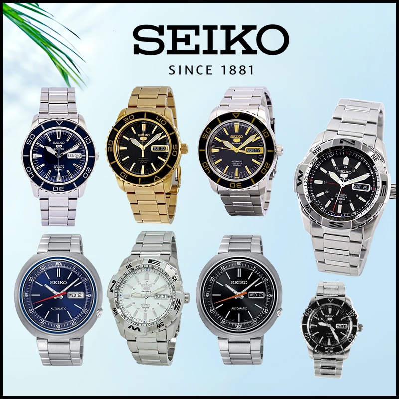 Seiko 5 Sports Automatic Japan Made SNZJ05 SNZJ03J1 SNZH55K1 นาฬิกาผู้ชาย ประกัน 1 ปี แท้100%