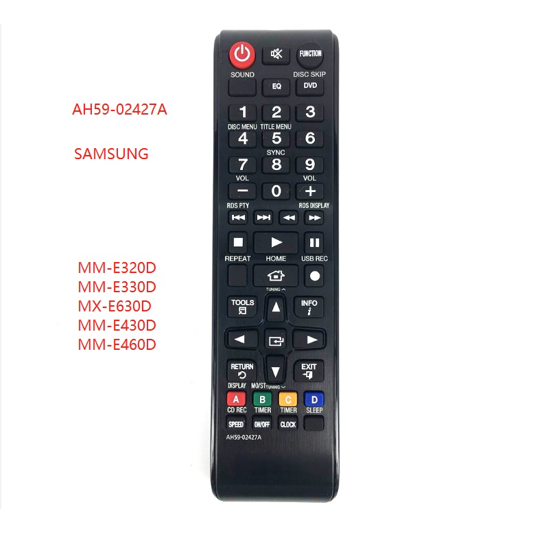 สําหรับ Samsung สมาร์ทสมาร์ททีวี AH59-01227A ใหม่รีโมทคอนโทรล AH59-01227A สําหรับ Samsung DVD Micro Hi Fi ระบบ MM-E320D MM-E330D MX-E630D MM-E430D MM-E460D