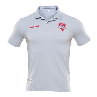 Muangthong United : เสื้อโปโลสีเทาสกรีนโลโก้เมืองทอง รุ่น POLO GY2019