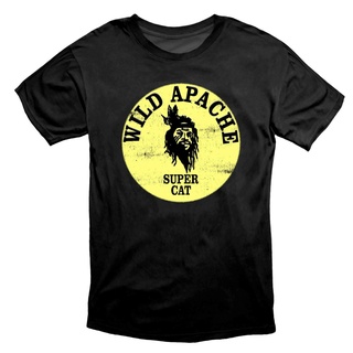 เสื้อยืดราคาถูกสุดๆเสื้อยืดลําลอง แขนสั้น พิมพ์ลาย Super Cat Wild Apache Dancehall Reggae สวมใส่สบาย ขนาดใหญ่ สําหรับผู้