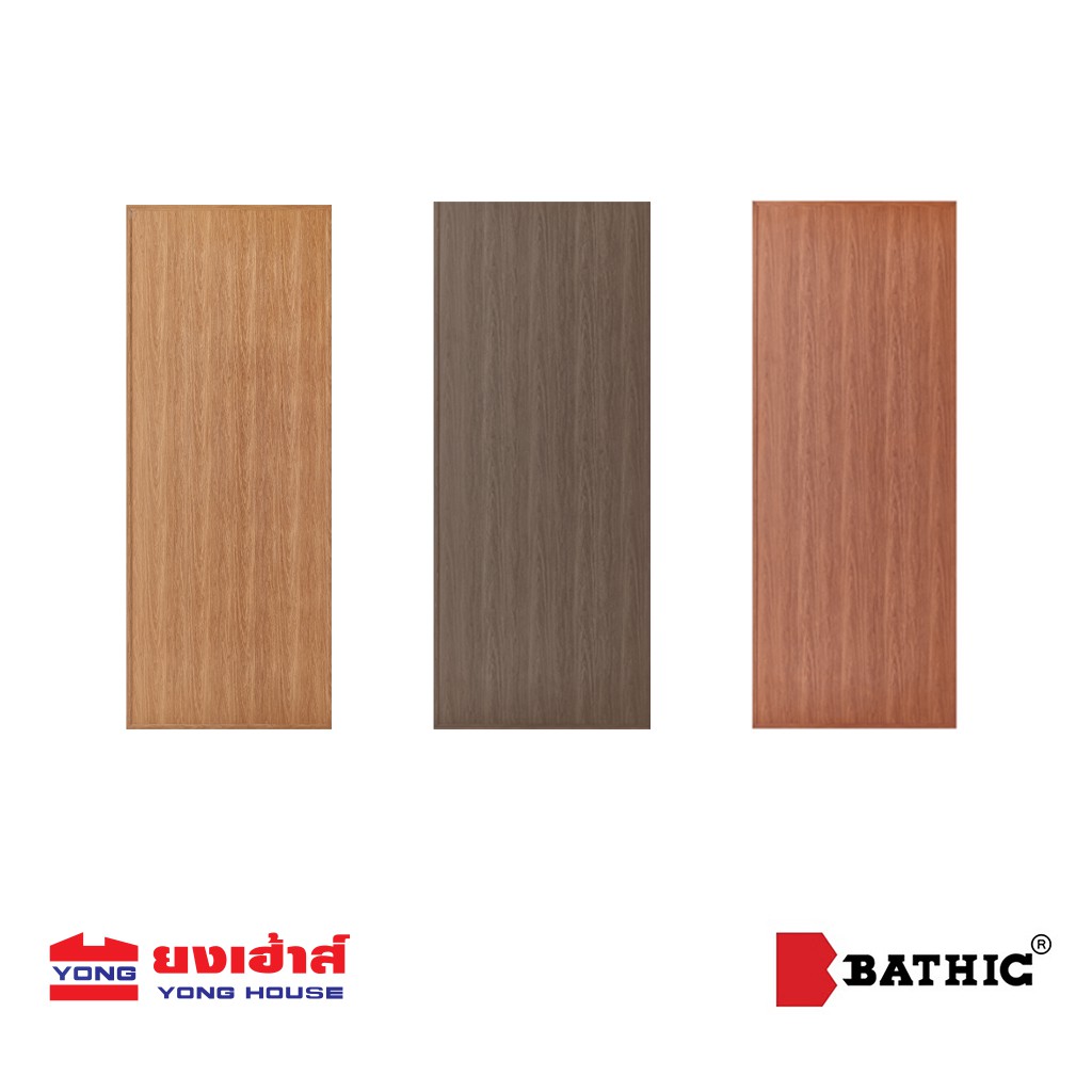 Bathic ประตูห้องน้ำ LAMINATE BATHIC ขนาด 70x180 แบบบานเรียบ รุ่น BL1 ...