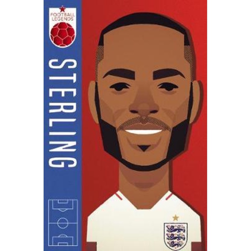 Raheem Sterling (Football Legends 1) โดย Musa Okonga (ฉบับสหราชอาณาจักรปกอ่อน)