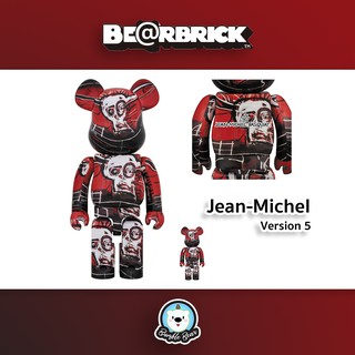 [‼️ของแท้‼️] 400%+100% Bearbrick Jean-Michel Basquiat [Version 5]