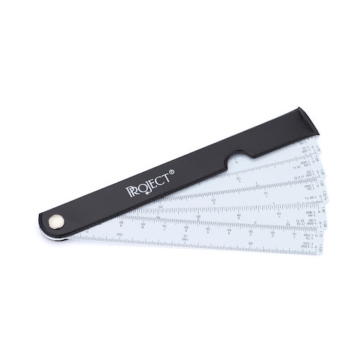 Rulers, Protractors & Stencils 123 บาท (KTS)สเกลพับ / Scale พับ Project  2.5×19 cm. Stationery