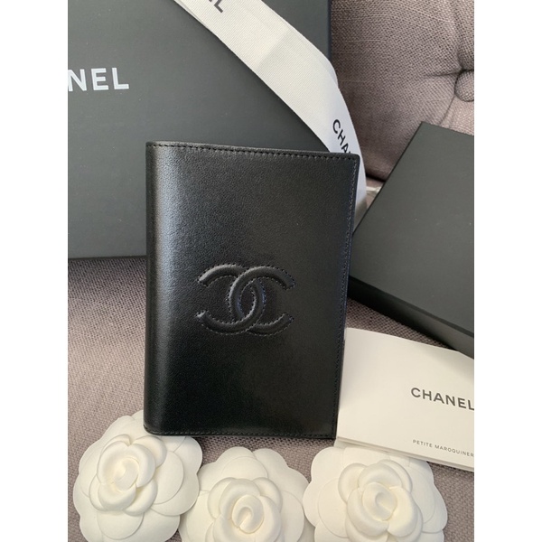 Chanel passport Black