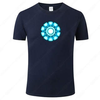 ราคาถูกเสื้อยืดcalเสื้อยืด ผ้าฝ้าย 100% พิมพ์ลาย Iron Man Marvel Avengers สไตล์ฮาราจูกุ สําหรับผู้ชาย J86 2022S-5XL