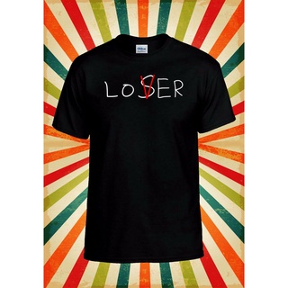 [S-5XL]เสื้อยืด เสื้อกล้าม พิมพ์ลาย Loser Lover สไตล์เรโทร สําหรับผู้ชาย 2460