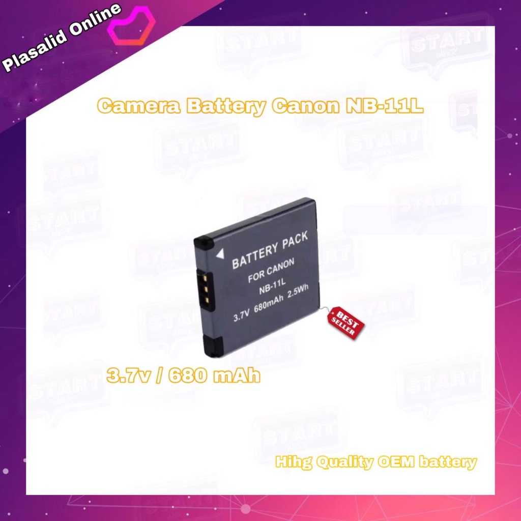 แบตกล้อง Camera Battery Canon รหัสแบต รุ่น NB-11L / NB11L 3.7v 680mAh แบต Li-ion High Quality OEM Ba