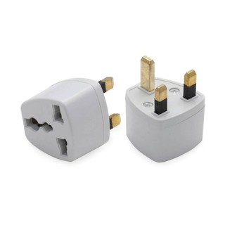 ปลั๊กแปลง 3 ขา ต่างประเทศ US EU AU UK HK AC Travel Charger Adapter Connector UK