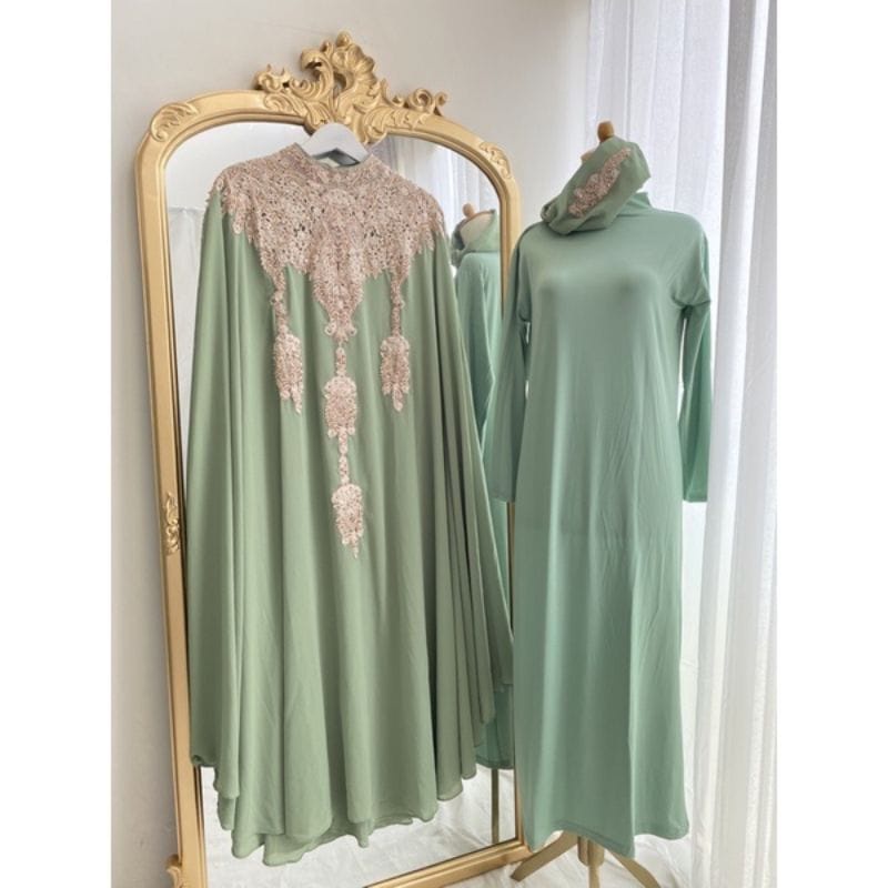 Kaftan SHAKEELA GAMIS ฟรี Cufflinks และ TURBAN ORIGINAL //GAMIS SHAKEELA. กามิส 2022
