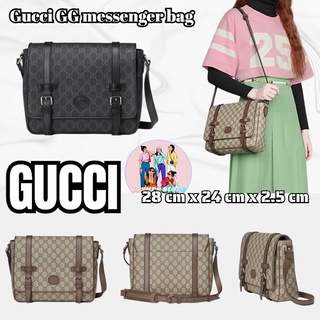 กุชชี่  GUCCI  กระเป๋าสะพายข้าง GG/กระเป๋าสะพายข้างผู้หญิง/กระเป๋าคาดเอว/กระเป๋าสะพายข้าง/สไตล์ล่าสุด/สไตล์ผู้ชาย