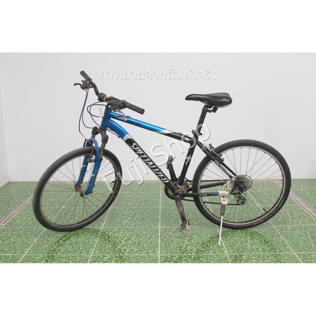 จักรยานเสือภูเขาญี่ปุ่น - ล้อ 26 นิ้ว - มีเกียร์ - อลูมิเนียม - มีโช๊ค - Specialized - สีน้ำเงิน [จักรยานมือสอง]