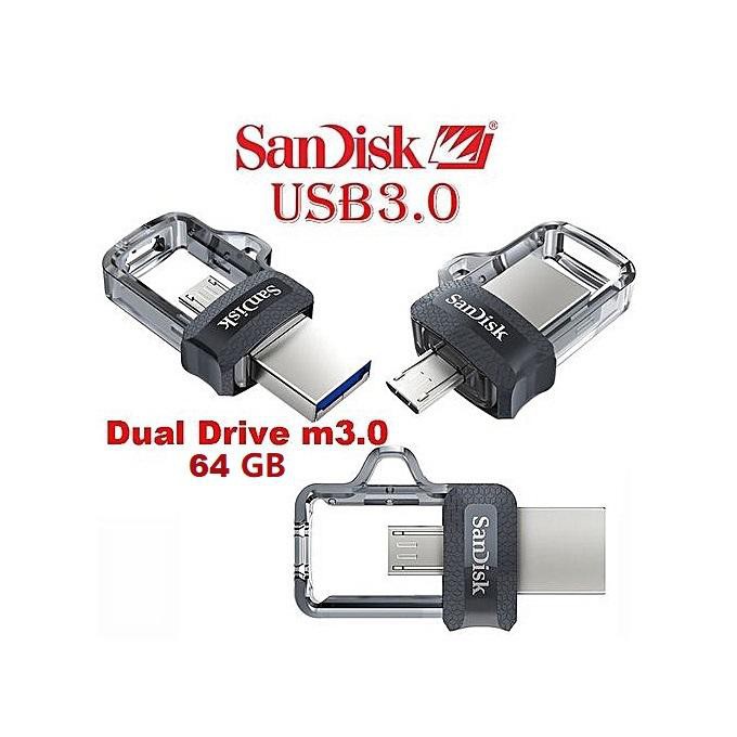 Ultra Dual Drive 64GB M3.0 OTG USB 3.0 for PC and Android OTG Devices ...