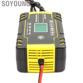 Soyoung Car Battery Charger Automatic Maintainer Pulse Repair for Motorcycle Truck