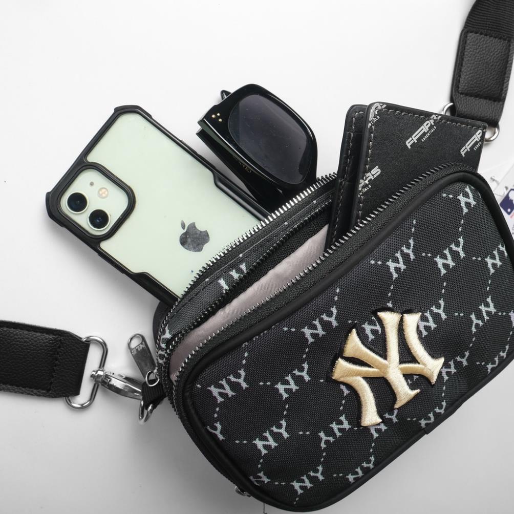 Mlb MONO NEW YORK x BOS TON CROSSBACK BAG.ผ้า POLYESTER คุณภาพสูง, กันน้ํา 3D EMBROIDERRED LOGO มาตรฐานแท้