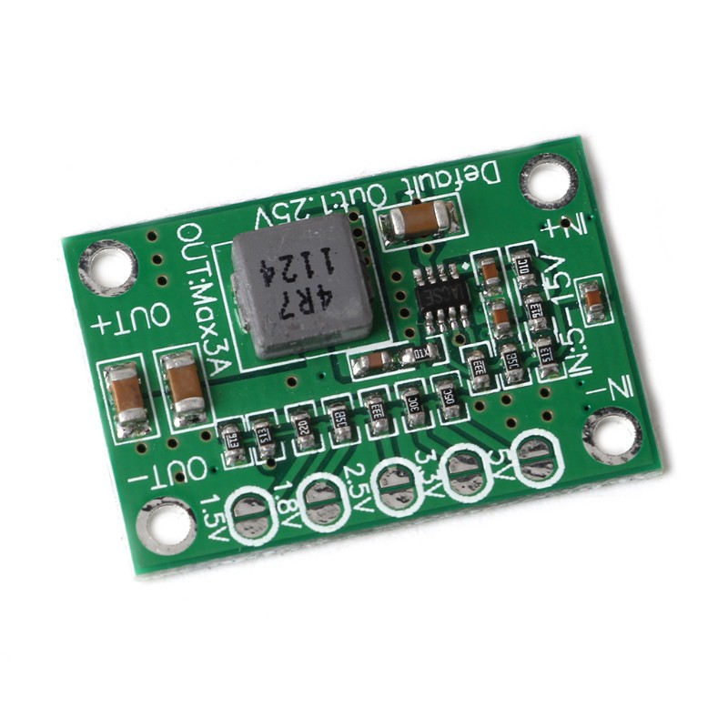 ❤❤ DC Step Down Power Converter Board 5-16V To 1.25V 1.5V 1.8V 2.5V 3.3V 5V 3A
