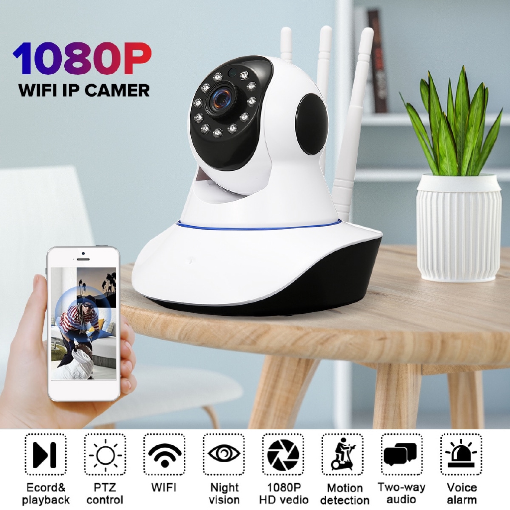 1080p Wireless Wifi Ip Camera Home Indoor Security Monitor Smart Network Video System Two Way