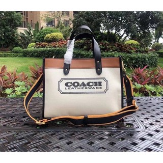 Coach Field Tote 30 With Coach Badge