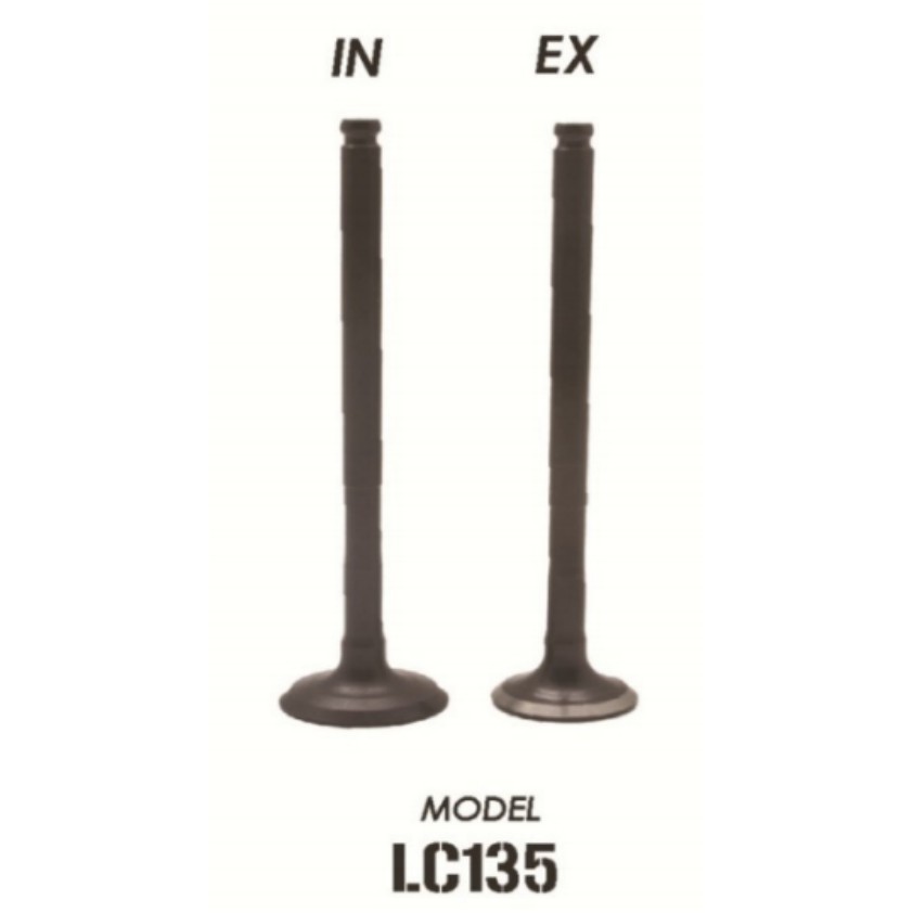 วาล์ว TOBAKI 2 IN+2 EX 1SET(4PCS)=>RS150/LC135/FZ150 I/Y15ZR/FZ150 I NEW/R15/N MAX 155/RFS150I/VF3I<