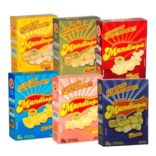 Mandiopã Diversos Sabores é só Escolher Caixinhas com 80 gr Mandiopan Mandiopa