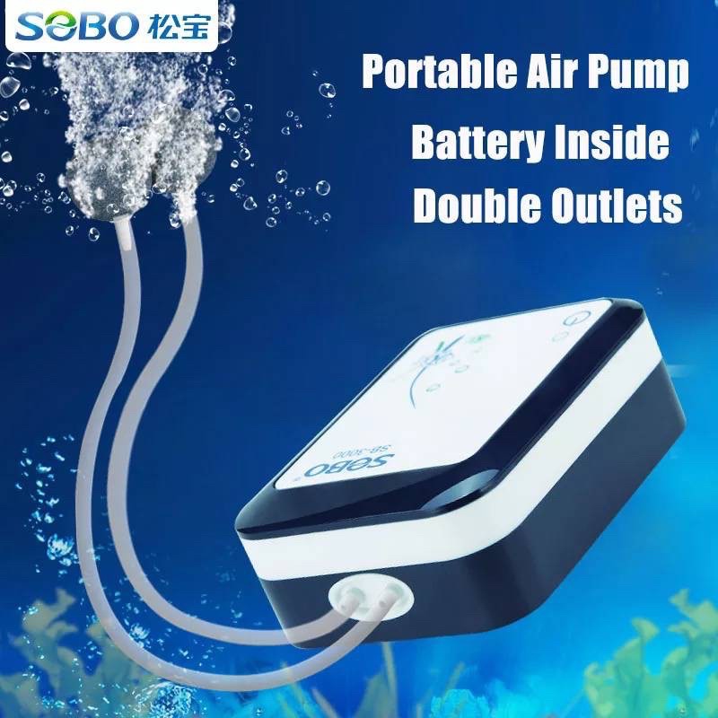 SOBO SB 4000 ปั๊มลมพร้อมแบตสำรองไฟ รุ่น USB รูปที่ 3