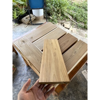 ไม้สักแผ่น ราคาถูก กว้าง 5นิ้ว หนา1.3ซม. ยาว50ซม. รีดไส2ด้าน…