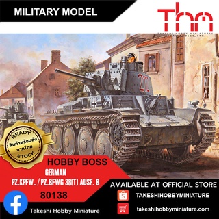 Hobby Boss 1/35 80138 German Pz.Kpfw. / Pz.BfWg 38(t) Ausf. B