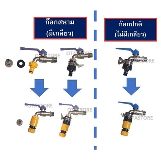 (พิเศษแถมกิ๊บรัด) OCEANSTONE (สายยางฟ้าคาดเหลือง) สายยาง 5 หุน (5/8) 10 เมตร 15 เมตร 20 เมตร 25 เมตร 30 เมตร รดน้ำต้นไม้