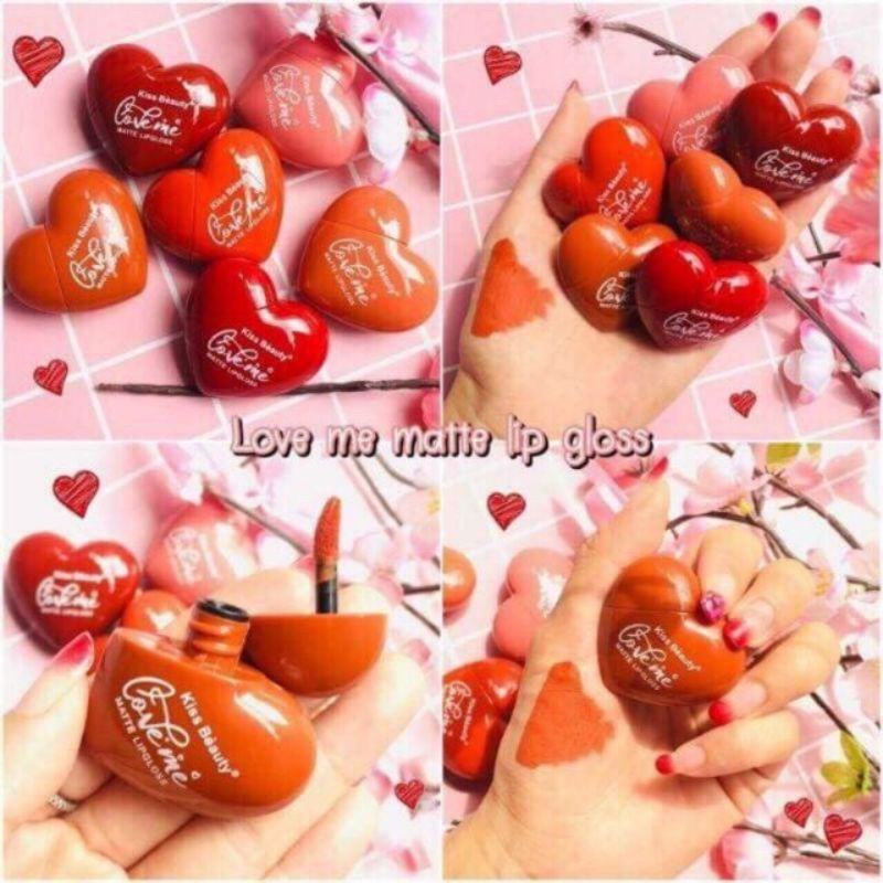 ลิปหัวใจ kiss beauty