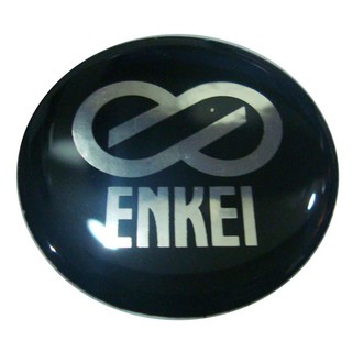 ราคาต่อ 2 ดวง 49mm. สติกเกอร์ ENKEI เอ็นไก สติกเกอร์เรซิน sticker rasin 49 mm. (4.9 cm.)