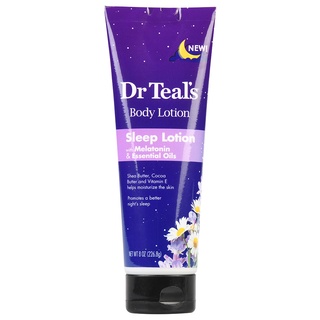 Dr. Teals Sleep Lotion / Toner with Melatonin and Essential Oils เมลาโทนินโลชั่น จาก USA