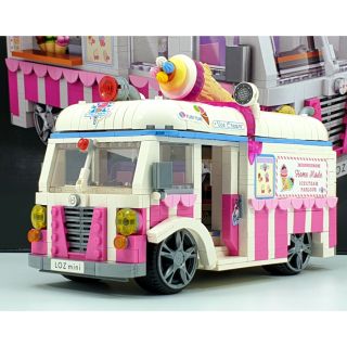 ตัวต่อ เลโก้ Ice Cream Van จำนวนตัวต่อ 1,244 ชิ้น -  Loz ~ 1112