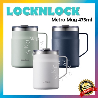 [LOCKNLOCK] แก้วมักเมโทรมิ้นท์ กรมท่า ออฟไวท์ 475 มล.