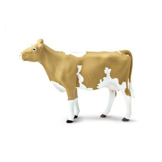 Safari Ltd. : SFR162029 โมเดลวัว Guernsey Cow