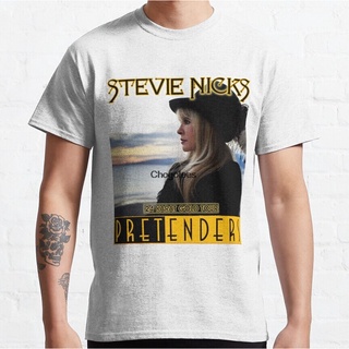 เสื้อยืดโอเวอร์ไซส์ใหม่ เสื้อยืดผ้าฝ้าย 100% พิมพ์ลาย Nicks And Pretenders 24 Karat Gold Tour 01 Pkkjep30Pknekj80 สําหรั