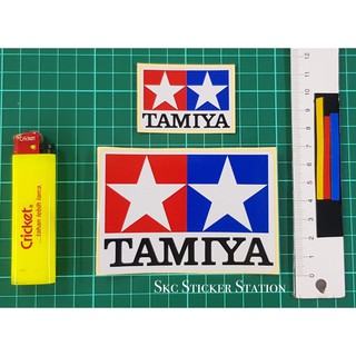 Tamiya (มี 2 ขนาด) สติกเกอร์ตัด ลายญี่ปุ่น ทับซ้อนกัน สะท้อนแสง เกมงานอดิเรกญี่ปุ่น tamiya
