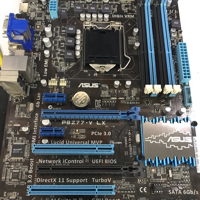 บอร์ด1155 asus p8z77-v lxมือ2ใช้งานปกติประกันร้าน1เดือน