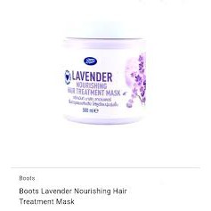 · Boots Lavender  Nourishing Hair treatment Mask 500 ml