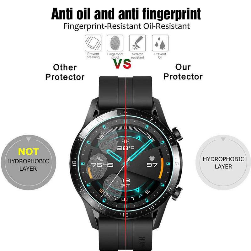 ฟิล์มกระจกนิรภัย ขอบโค้ง 20D สําหรับ Huawei watch 3 pro GT2 GT3 Honor Magic2 42 มม. 46 มม. GT2e GT runner GS3 ราคา ถูกที่สุด ดีลบีเคเค แกลเลอรีภาพที่ 2