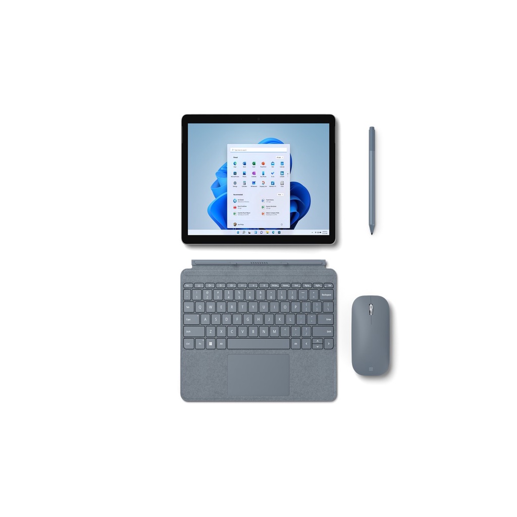 para Microsoft Surface Go Type Cover, Teclado Inalámbrico Bluetooth Portátil Ultra Delgado con