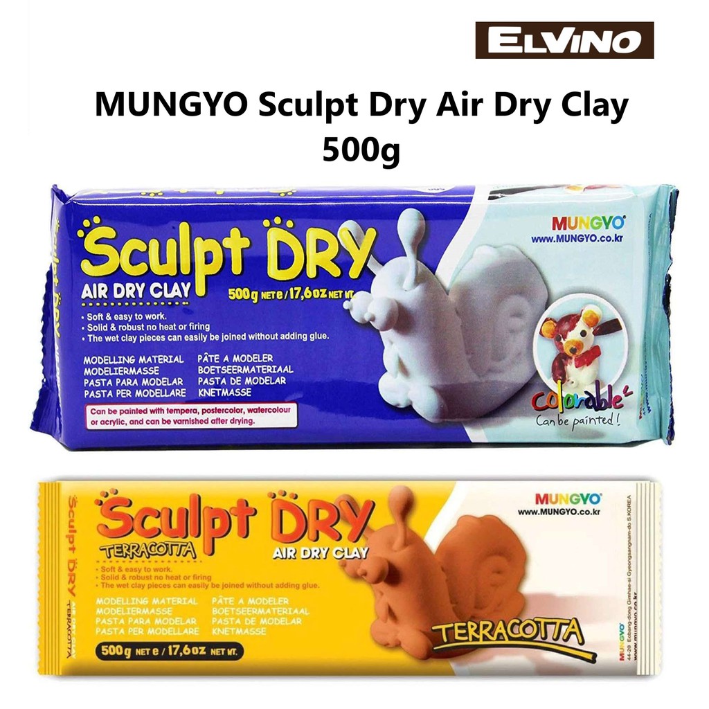Mungyo Sculpt Dry Air Dry Clay ดินเหนียว 500 กรัม