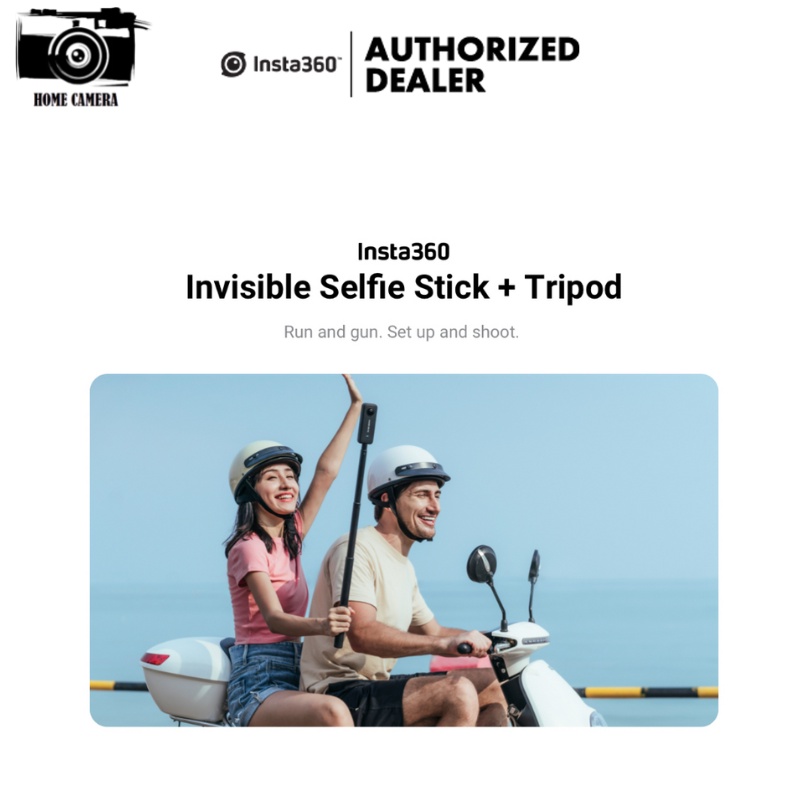 Insta360 2 in 1 Invisible + Tripod รับประกัน 1 ปี