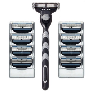 ใบมีดโกนหนวด 4 ชิ้น สำหรับเครื่องโกนหนวด Gillette MACH 3