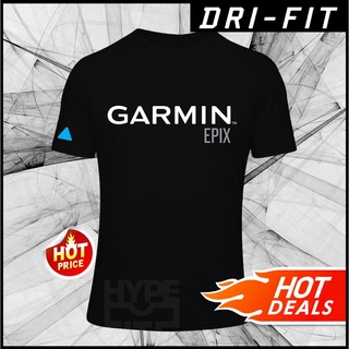 คอตต้อนคอกลมใหม่ Garmin Epix Watch DRI FIT เสื้อยืด แขนสั้น ไมโครไฟเบอร์ เหมาะกับการวิ่ง ขี่จักรยานเมื่อวานS-5XL