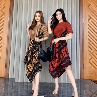 Keishan.id - DRESS LANCIP motif songket daun kondangan atau dress kondangan atau dress tenun atasan tenunu drees kondangan wanita dress kondangan tenun daun kondangan KEISHAN.ID